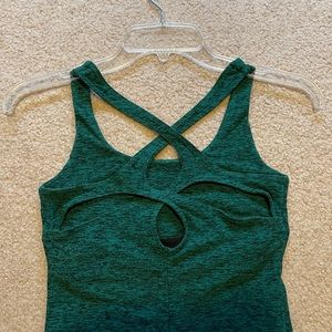Green Beyond Yoga Built in Bra Tank